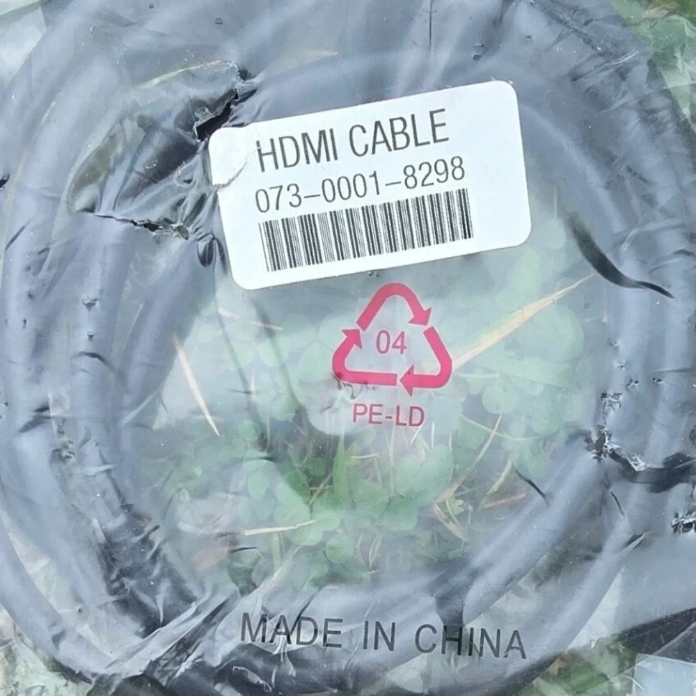 Unbranded HDMI Cable High Speed Black 6ft Male‎ to Male 073-0001-8298 NEW